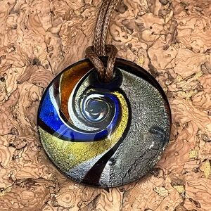 Hand Blown Glass Pendant